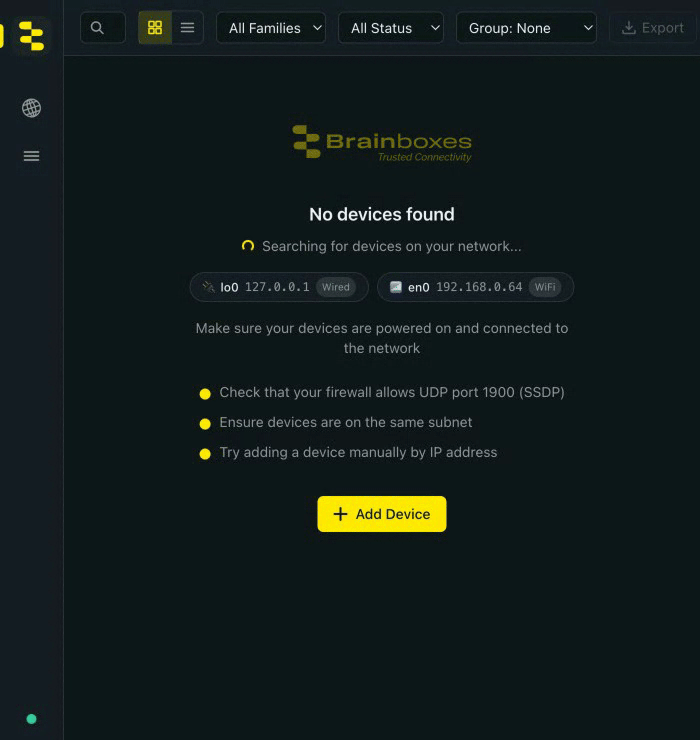 BB-Eco Settings → About tab. Channel dropdown switches from Stable → Beta; the Status row underneath cycles from Idle → Checking… → Up to date as the auto-updater re-fetches the manifest from the new channel.