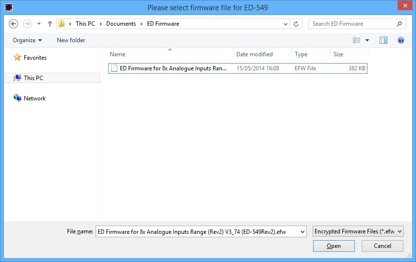 Firmware File Browser