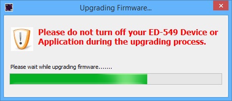 Firmware Upgrade Progress