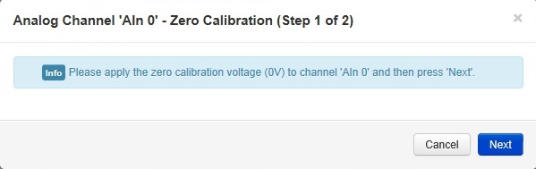 Calibration Step 1