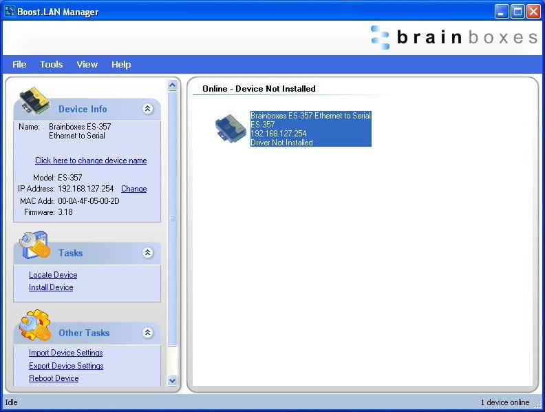 Boost.LAN Device List with MAC Address