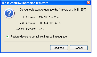 Boost.LAN Firmware Confirm