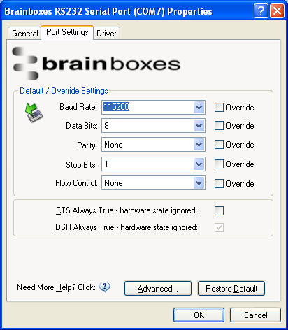 Boost.LAN Port Settings