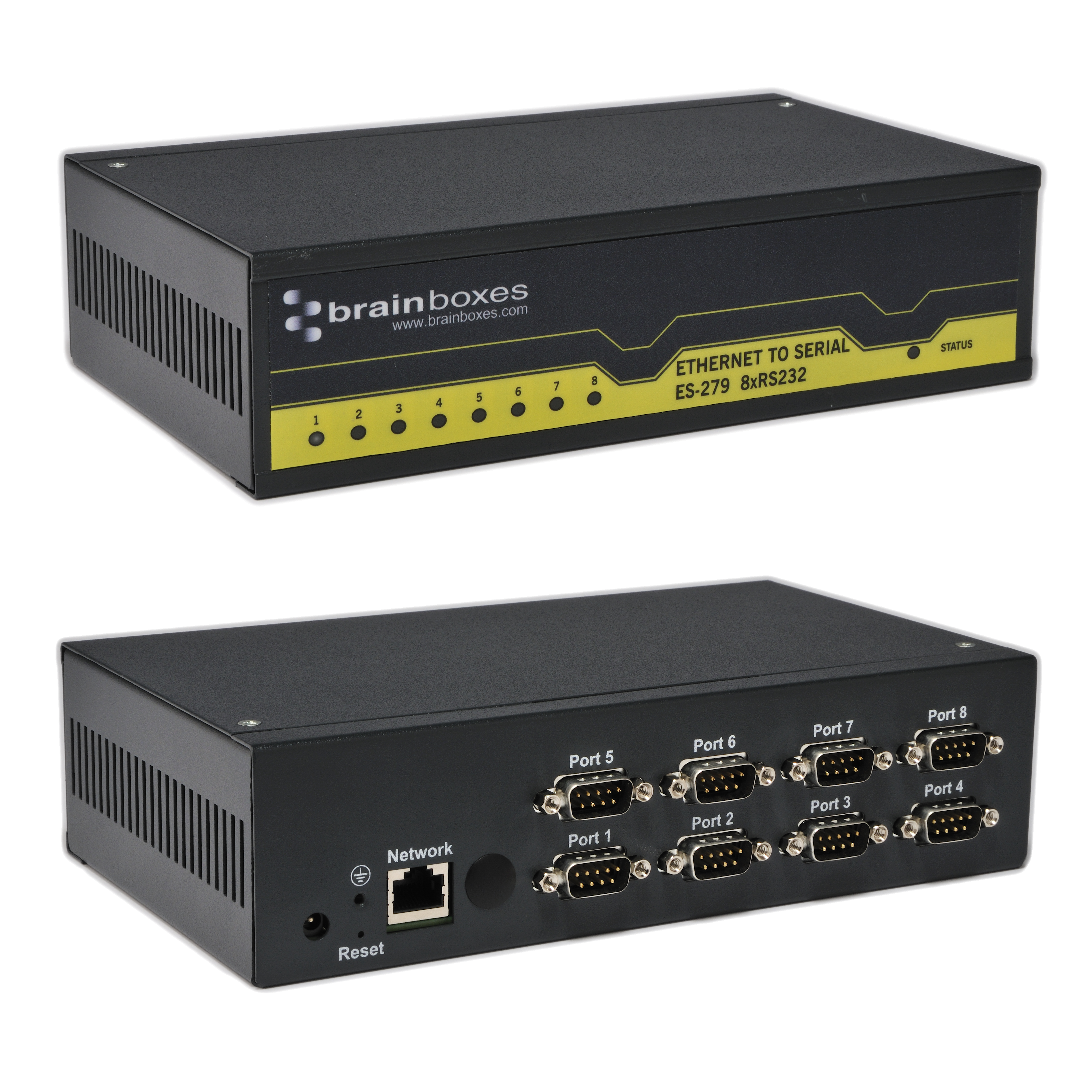 ES 4 and 8 Port Device - Top View