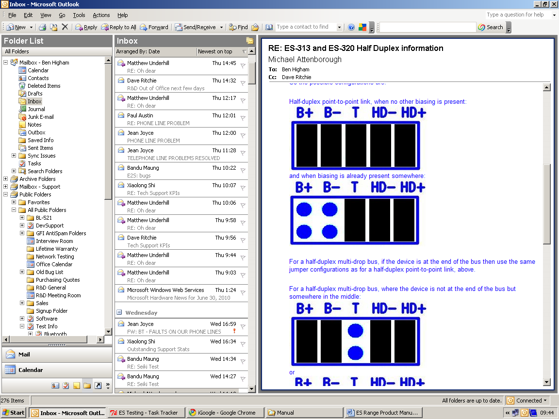 Half Duplex Point-to-Point Jumpers