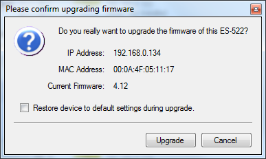 Boost.LAN Manager Firmware Upgrade Confirm