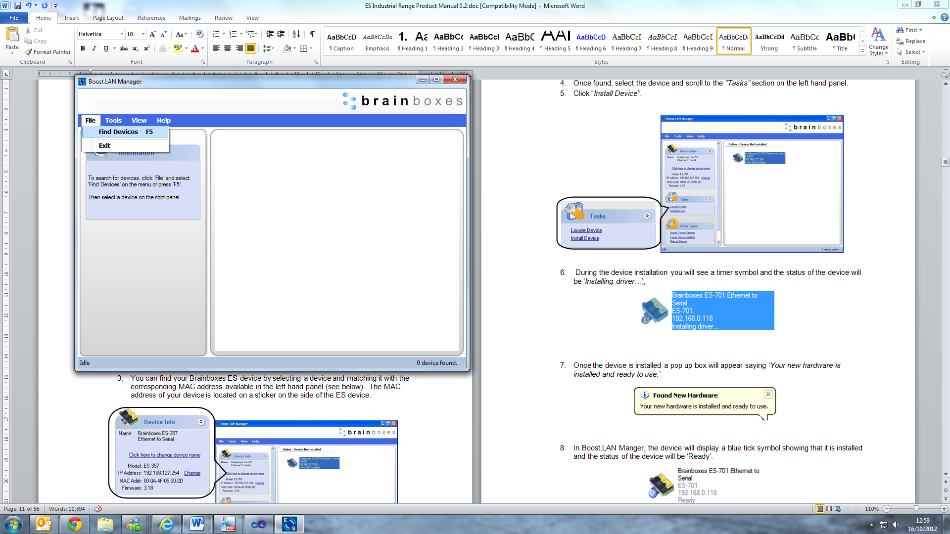 Boost.LAN Manager Find Devices