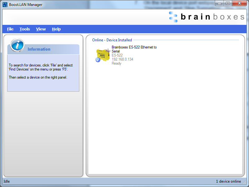 Boost.LAN Manager Tunnelling Mode Indicator