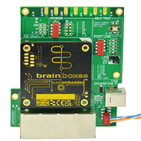 PE evaluation board with switch module attached
