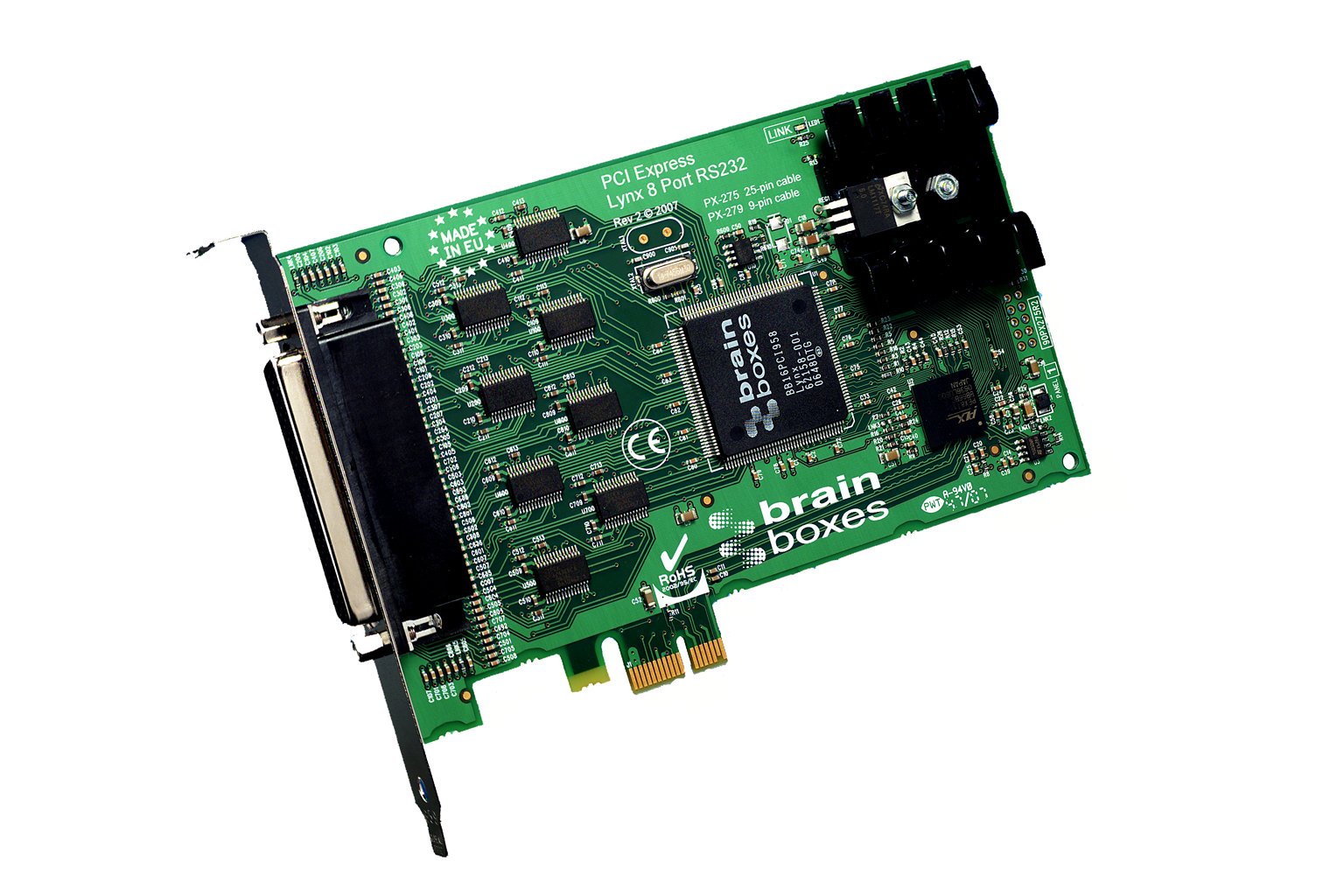 Brainboxes PX-275/279 PCIe Serial Card