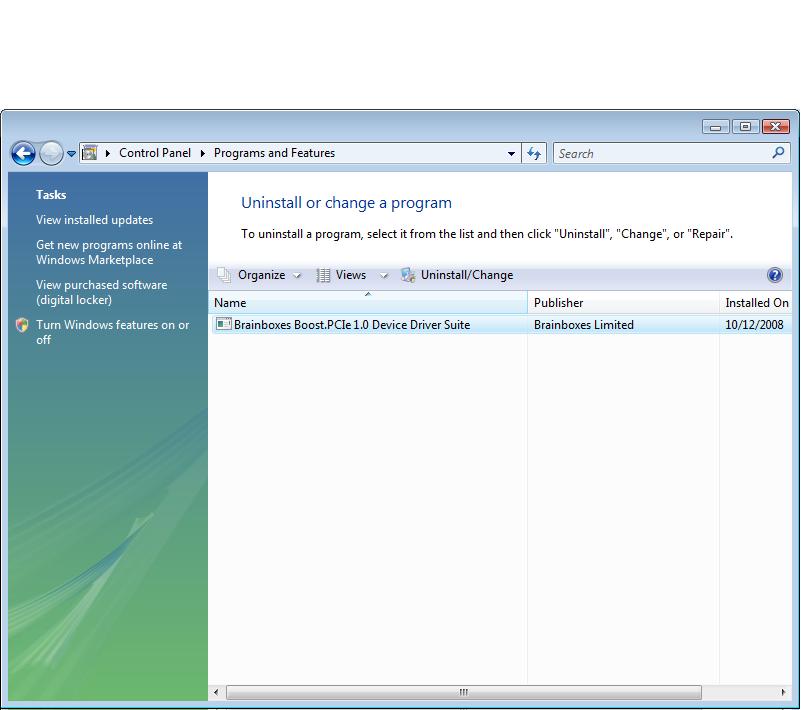 Control Panel Add Remove Programs