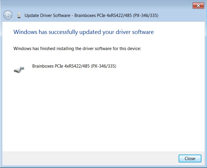 Windows 7 Installing Drivers