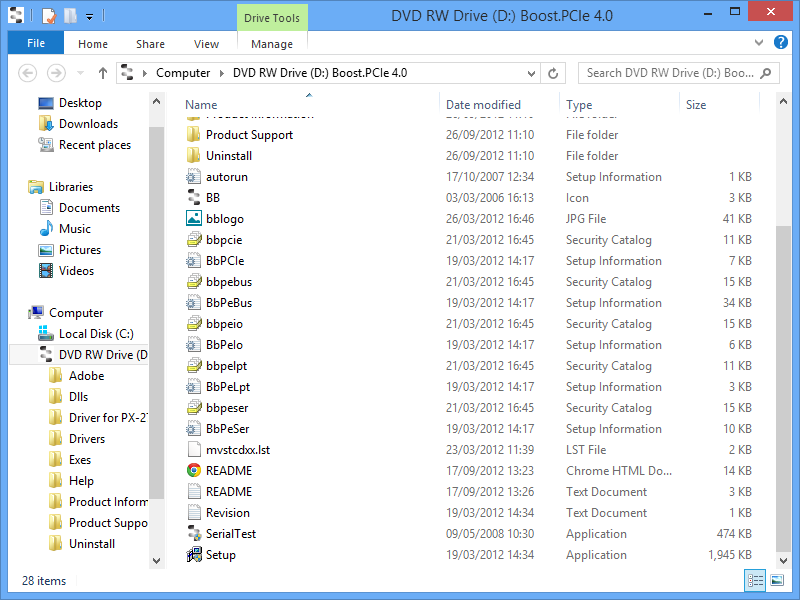 Windows 8 Setup File Location