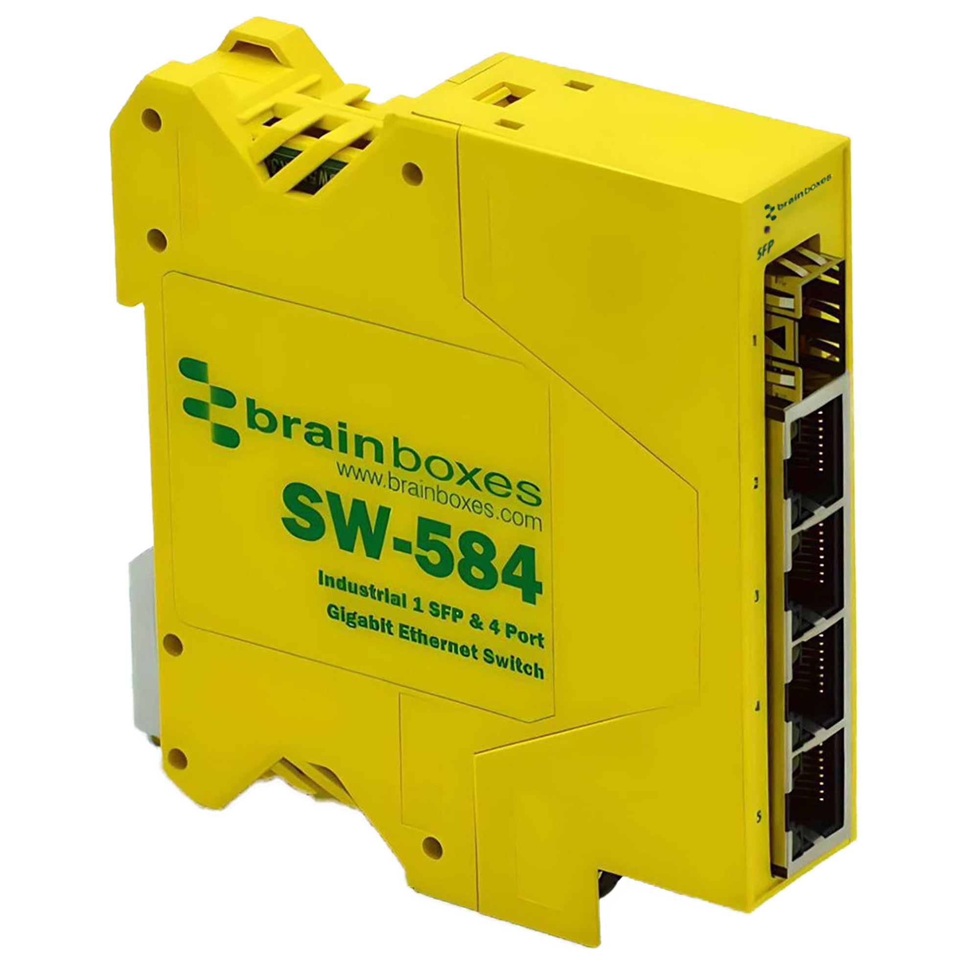 SW-584 - Industrial 1 SFP & 4 Port Gigabit Ethernet Switch