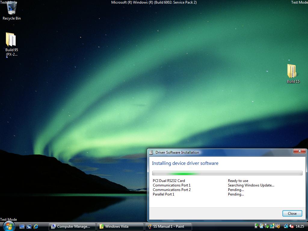 Windows Vista Installing Drivers