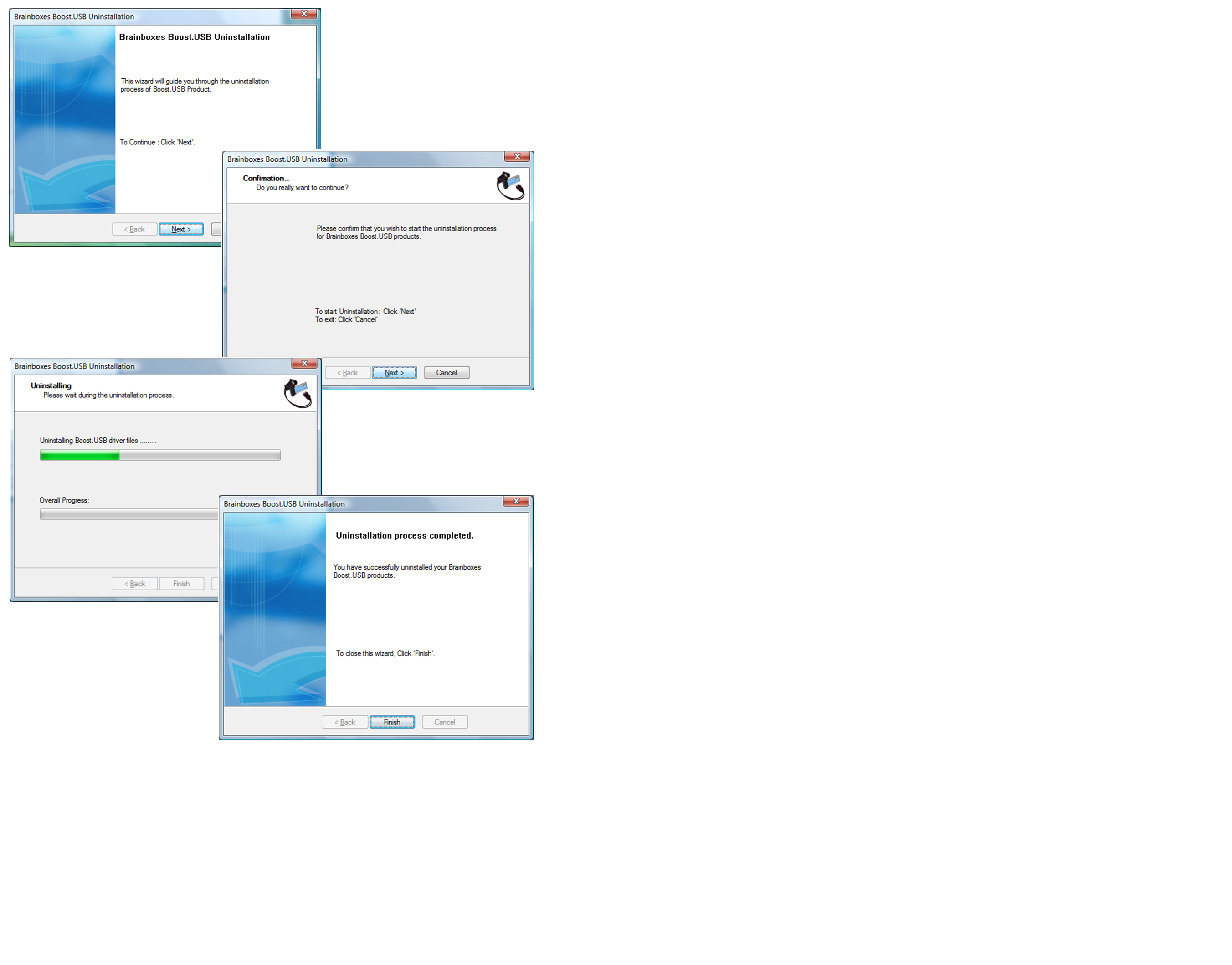 Boost Software Uninstaller Wizard