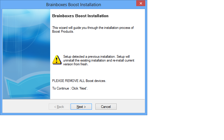 Windows 8 Setup Wizard Start