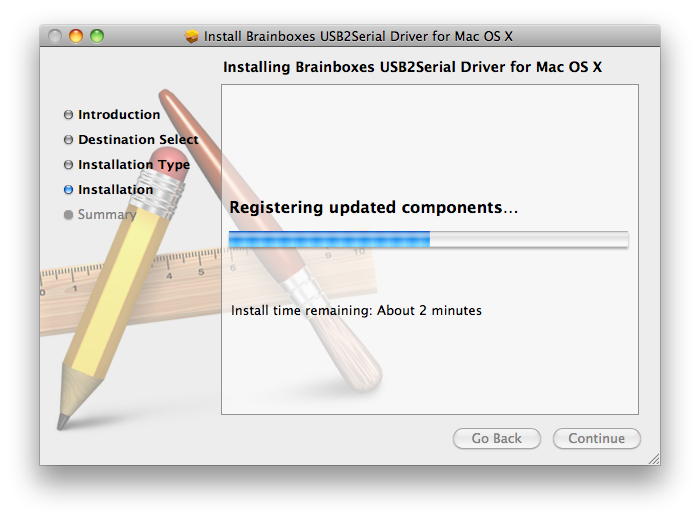 Mac Installer Progress