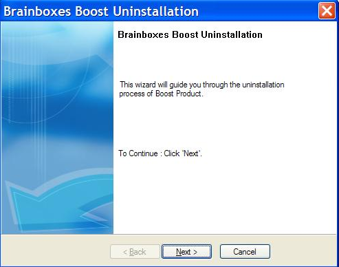 VX Uninstall Wizard Complete